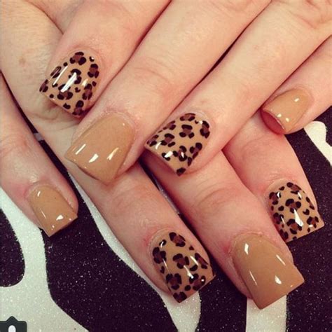 cheetah nail designs